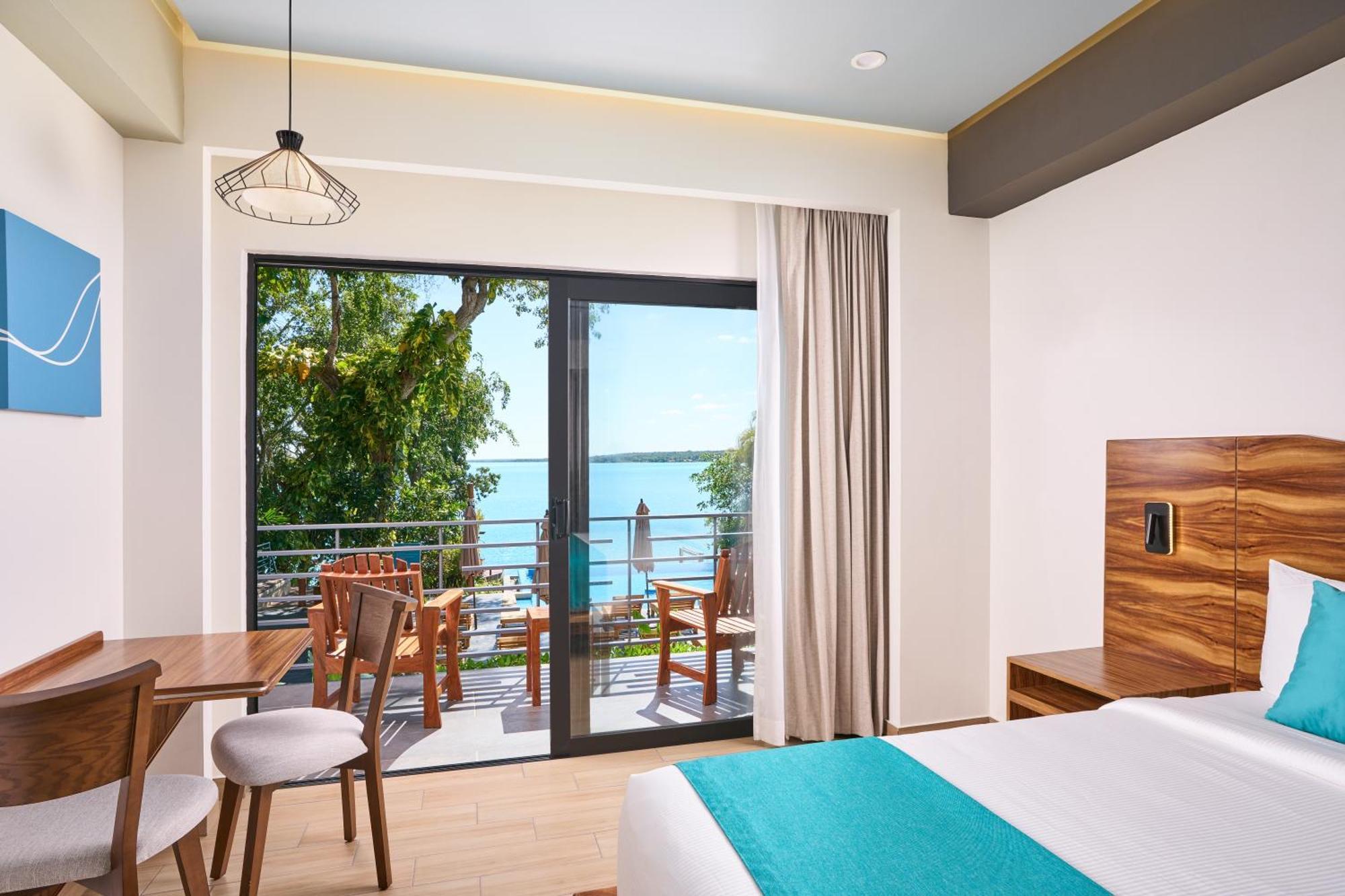 Cristalino Lagoon Front Hotel, Restaurant & Spa Bacalar Extérieur photo