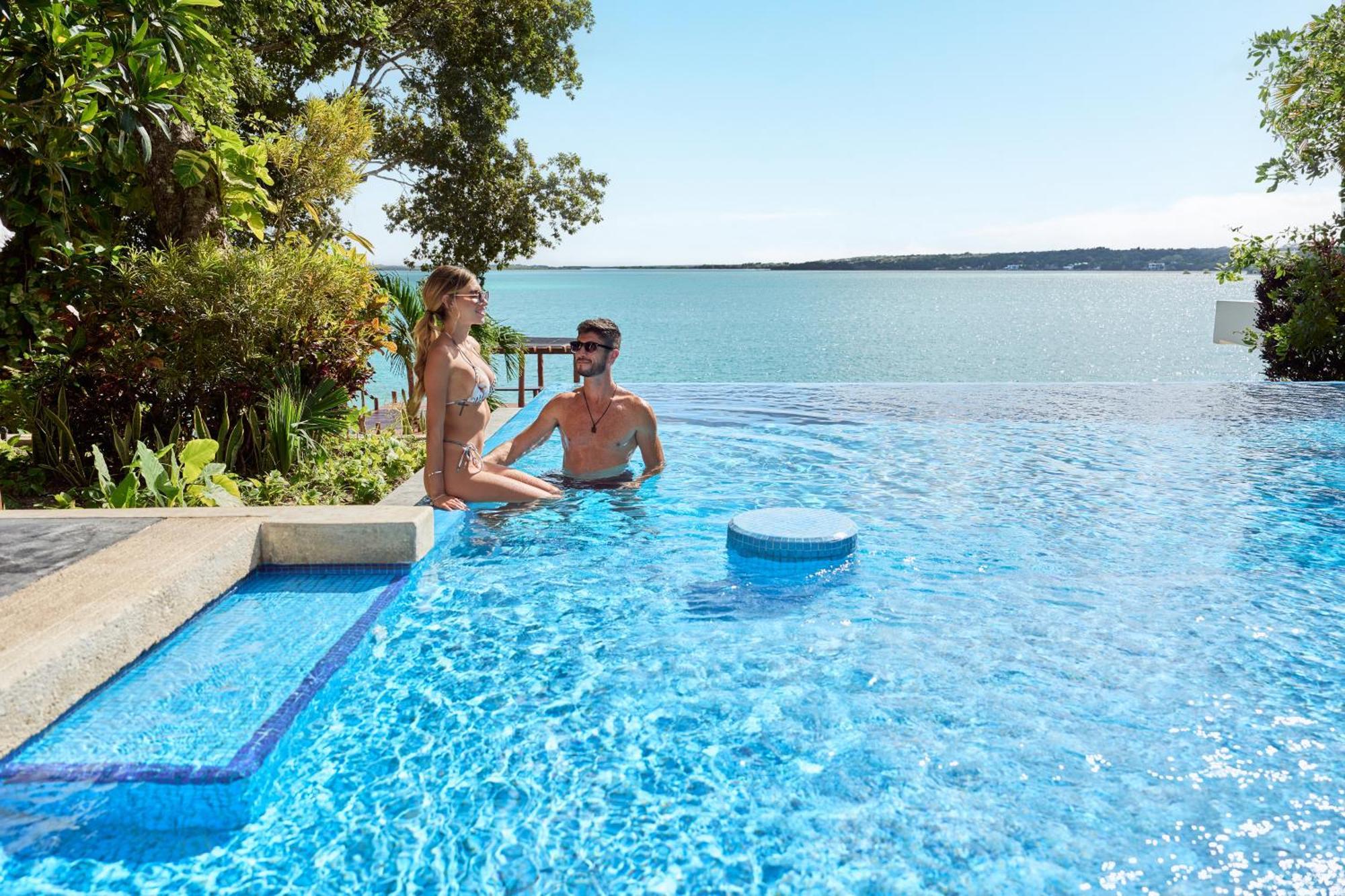 Cristalino Lagoon Front Hotel, Restaurant & Spa Bacalar Extérieur photo