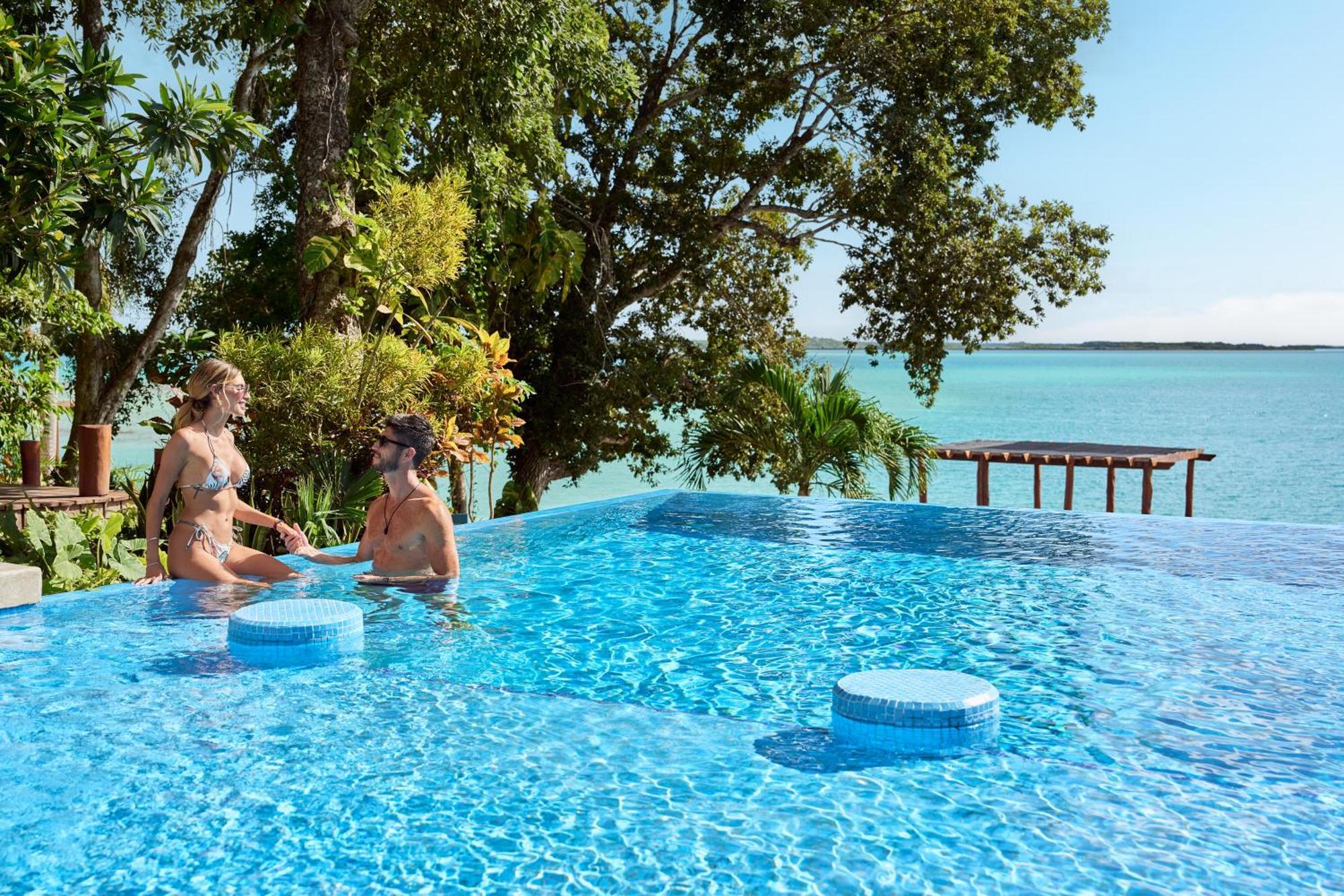 Cristalino Lagoon Front Hotel, Restaurant & Spa Bacalar Extérieur photo